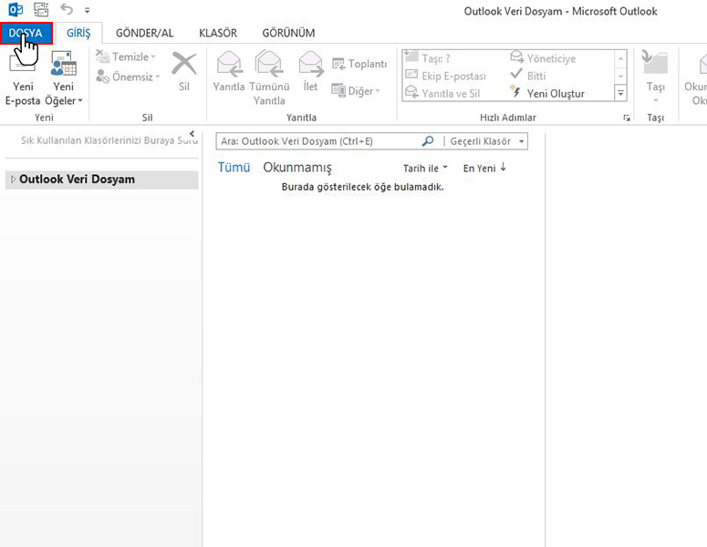 FTC Yazılım Gmail Outlook 2013 Kurulumu